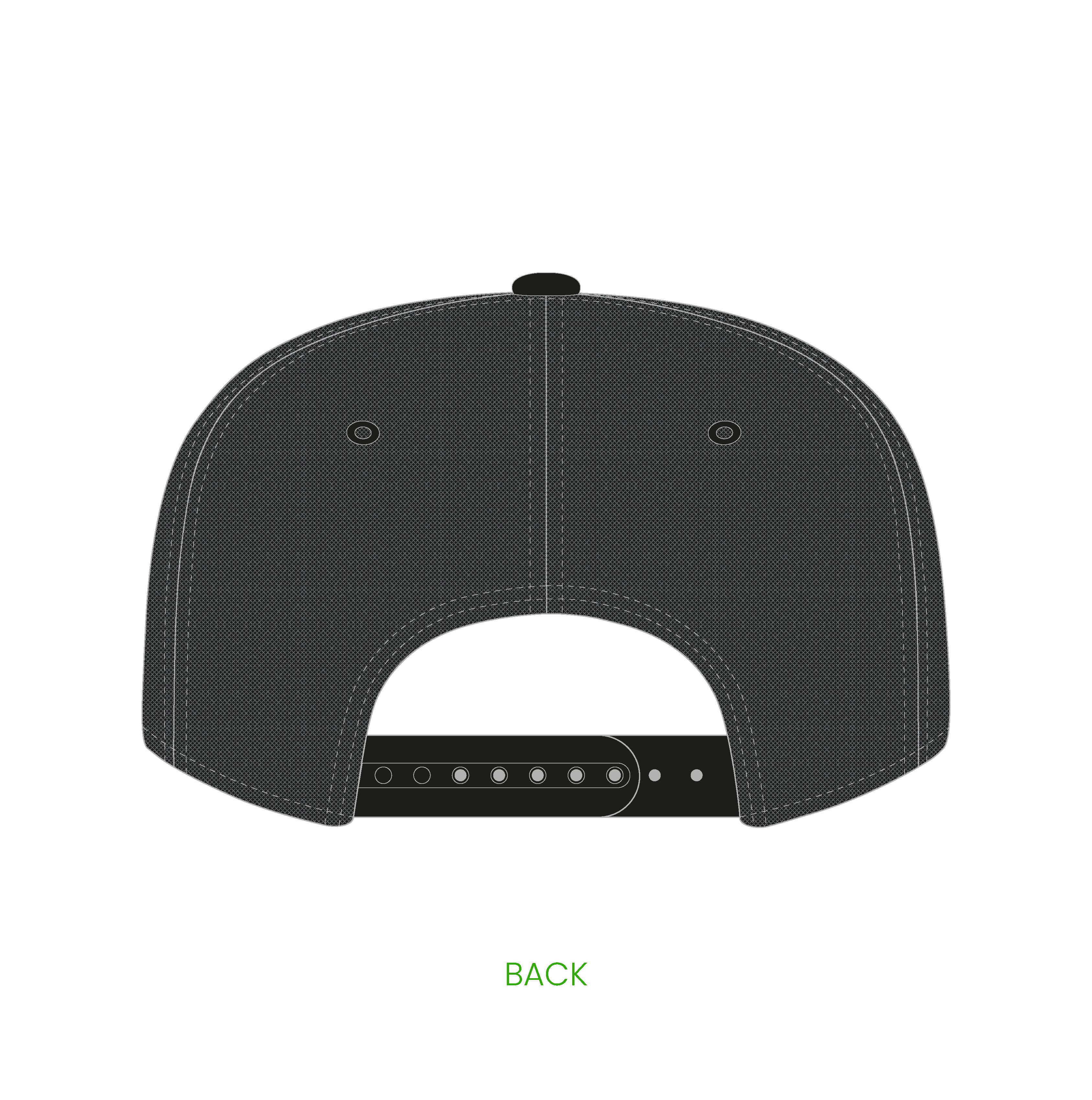 #10 | 5-panelers street trucker kasket med flad skygge og snapback lukning