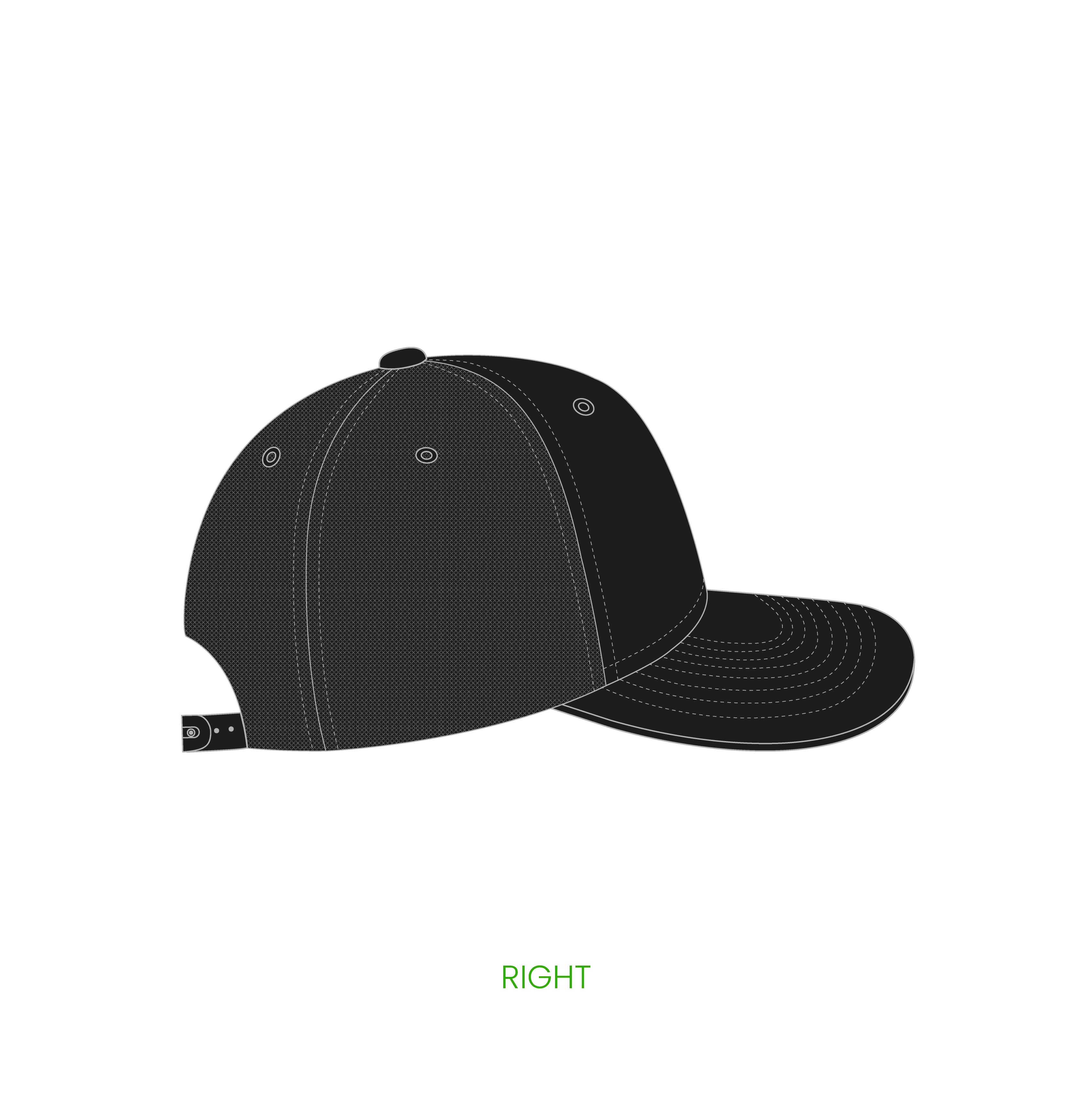 #4 | 5-panelers foam trucker kasket med buet skygge og snapback lukning