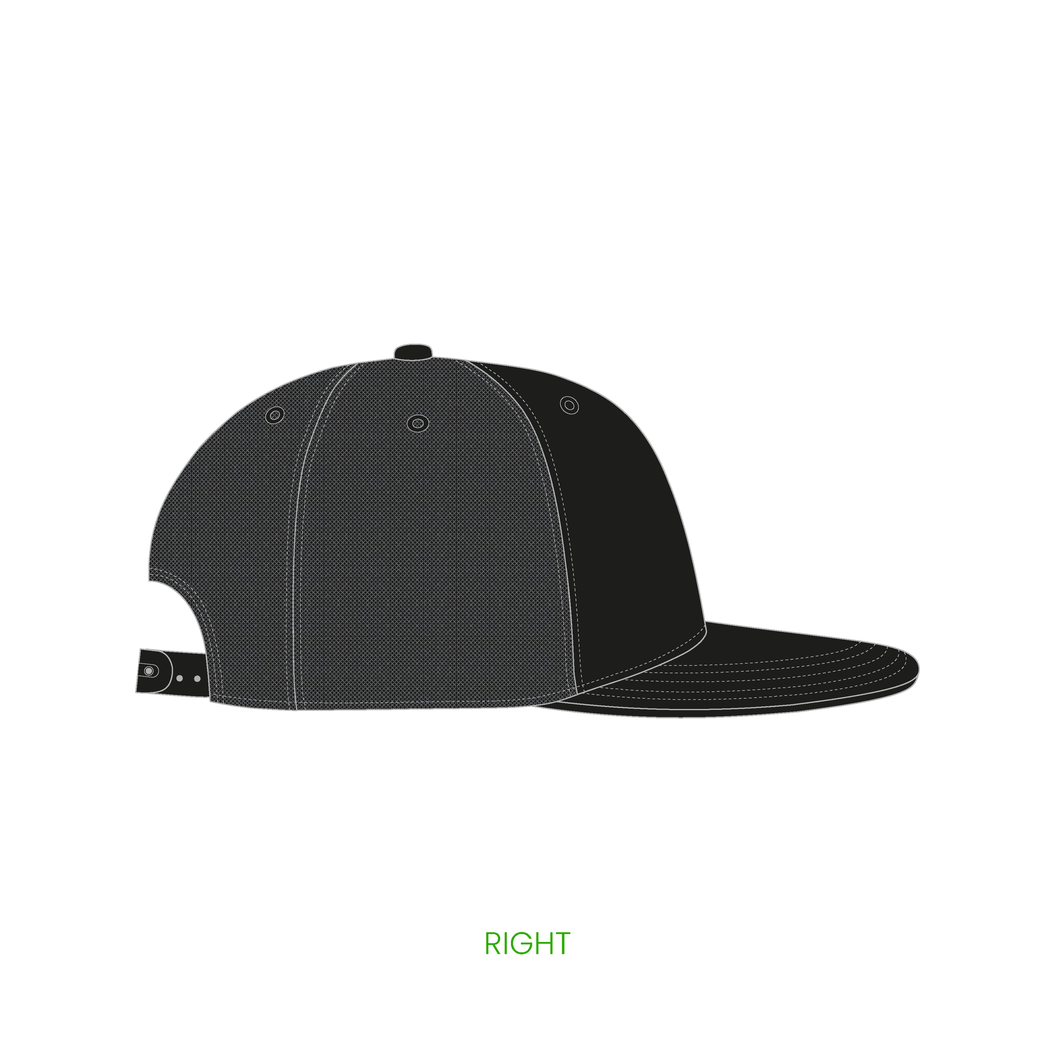 #7 | 5-panelers foam trucker kasket med flad skygge og snapback lukning
