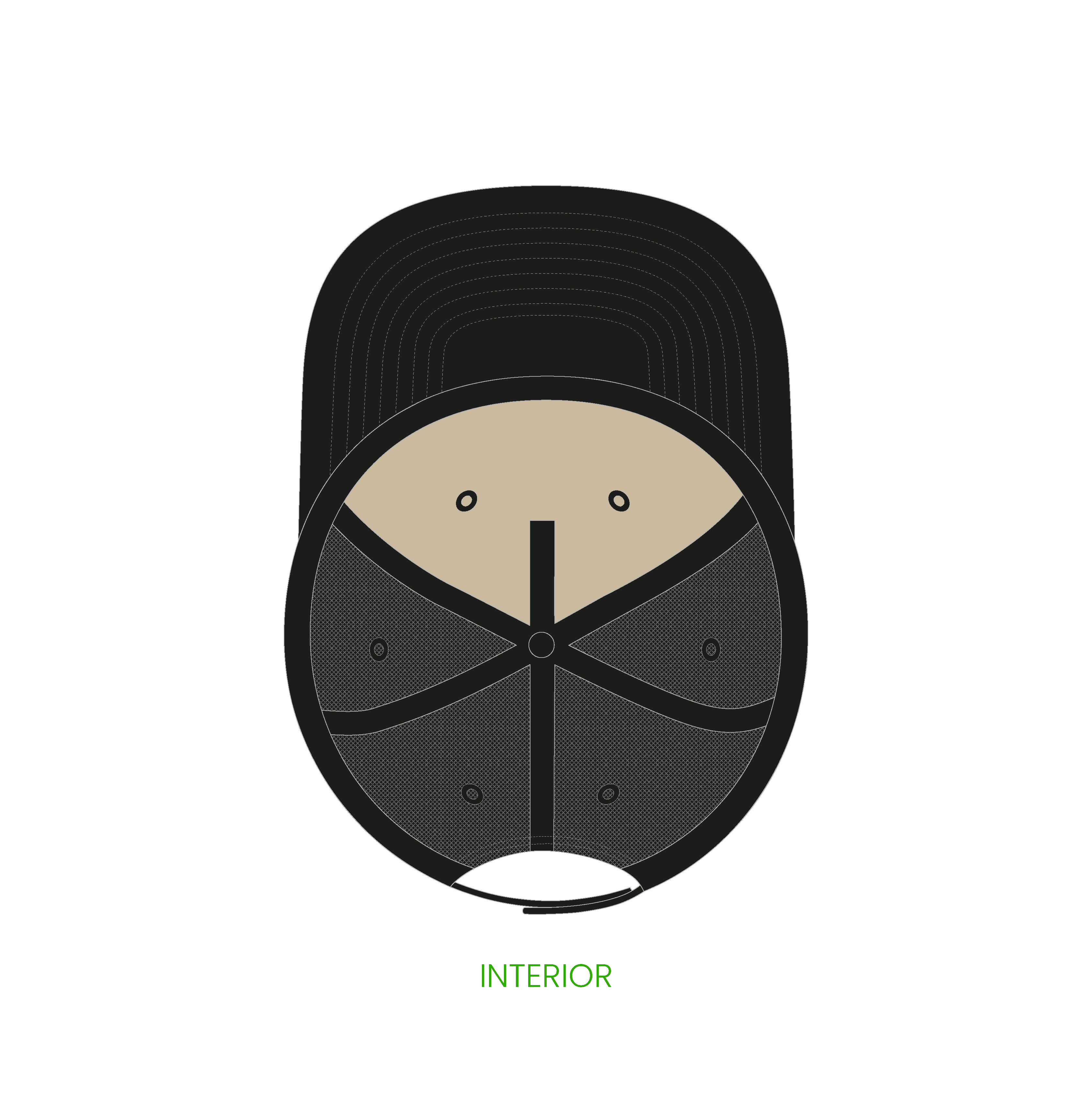 #7 | 5-panelers foam trucker kasket med flad skygge og snapback lukning
