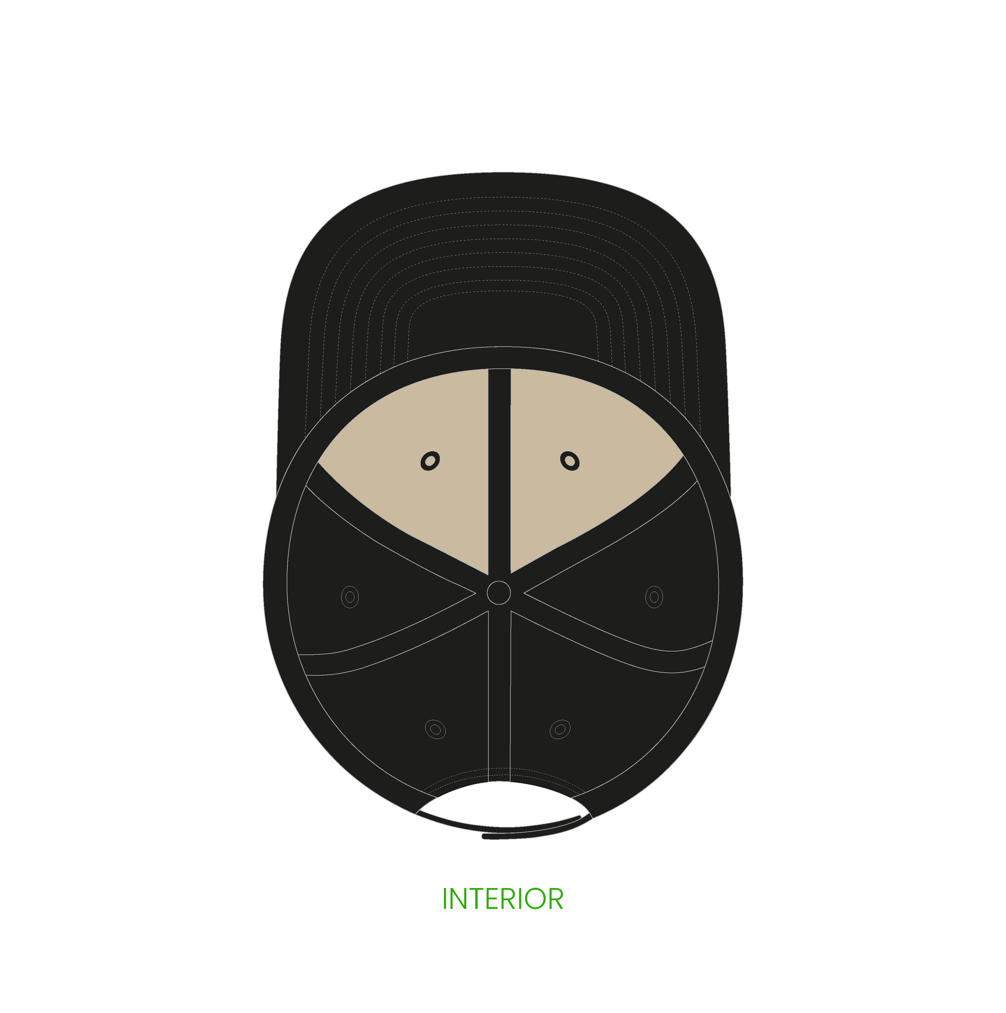 #15 | 6-panelers street kasket med flad skygge og snapback lukning