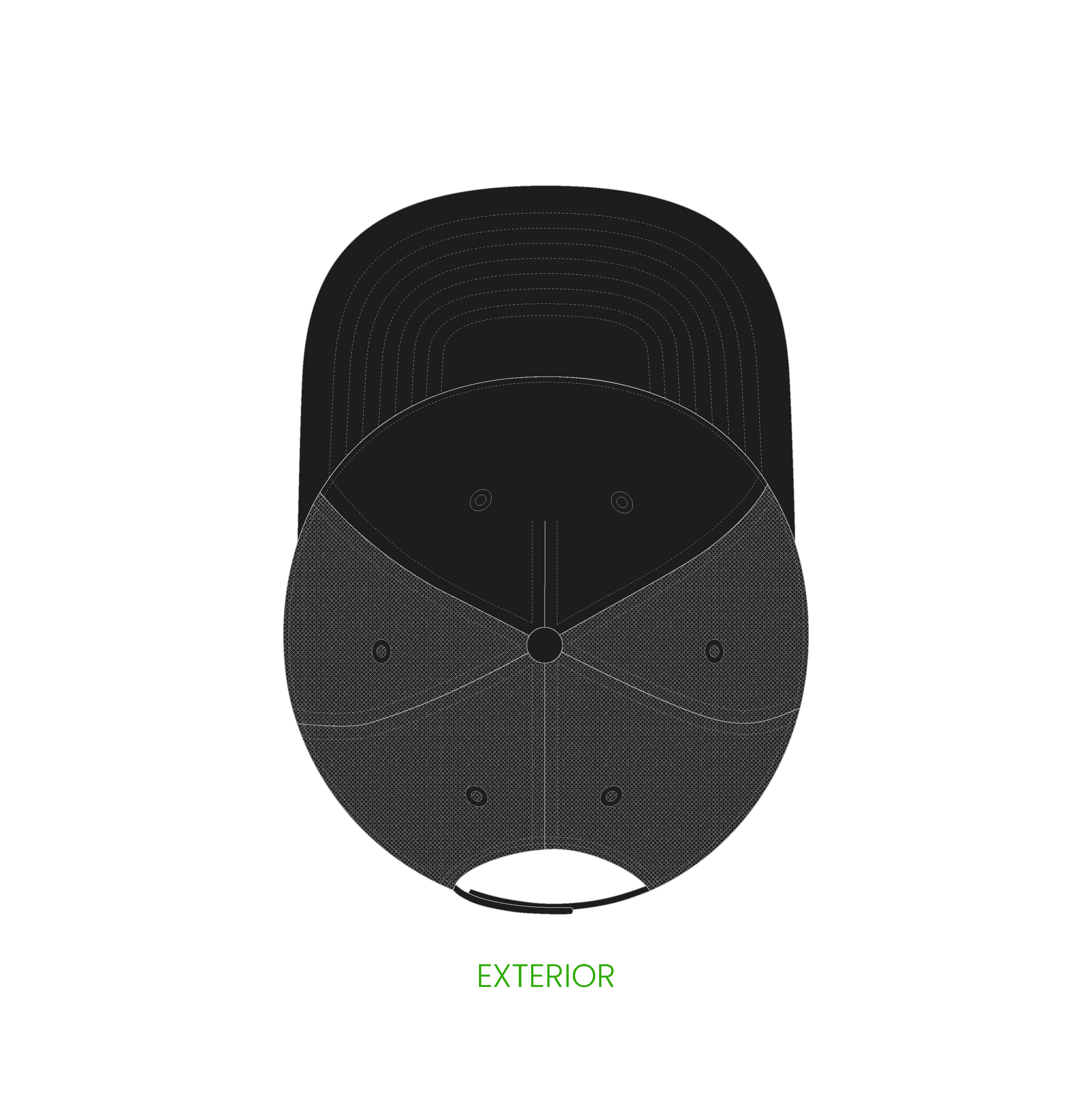 #7 | 5-panelers foam trucker kasket med flad skygge og snapback lukning