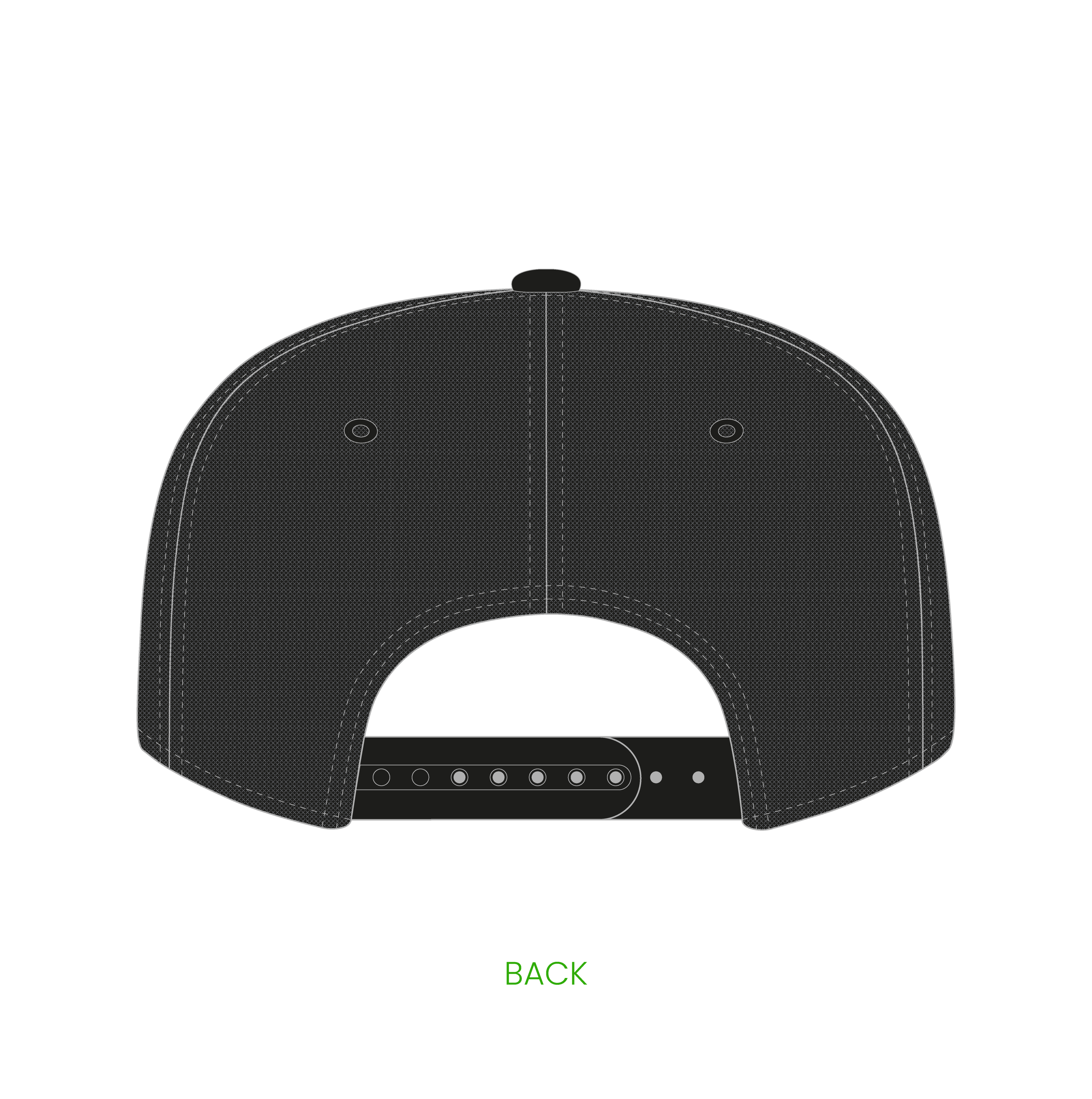 #2 | 5-panelers A-Frame trucker kasket med buet skygge og snapback lukning
