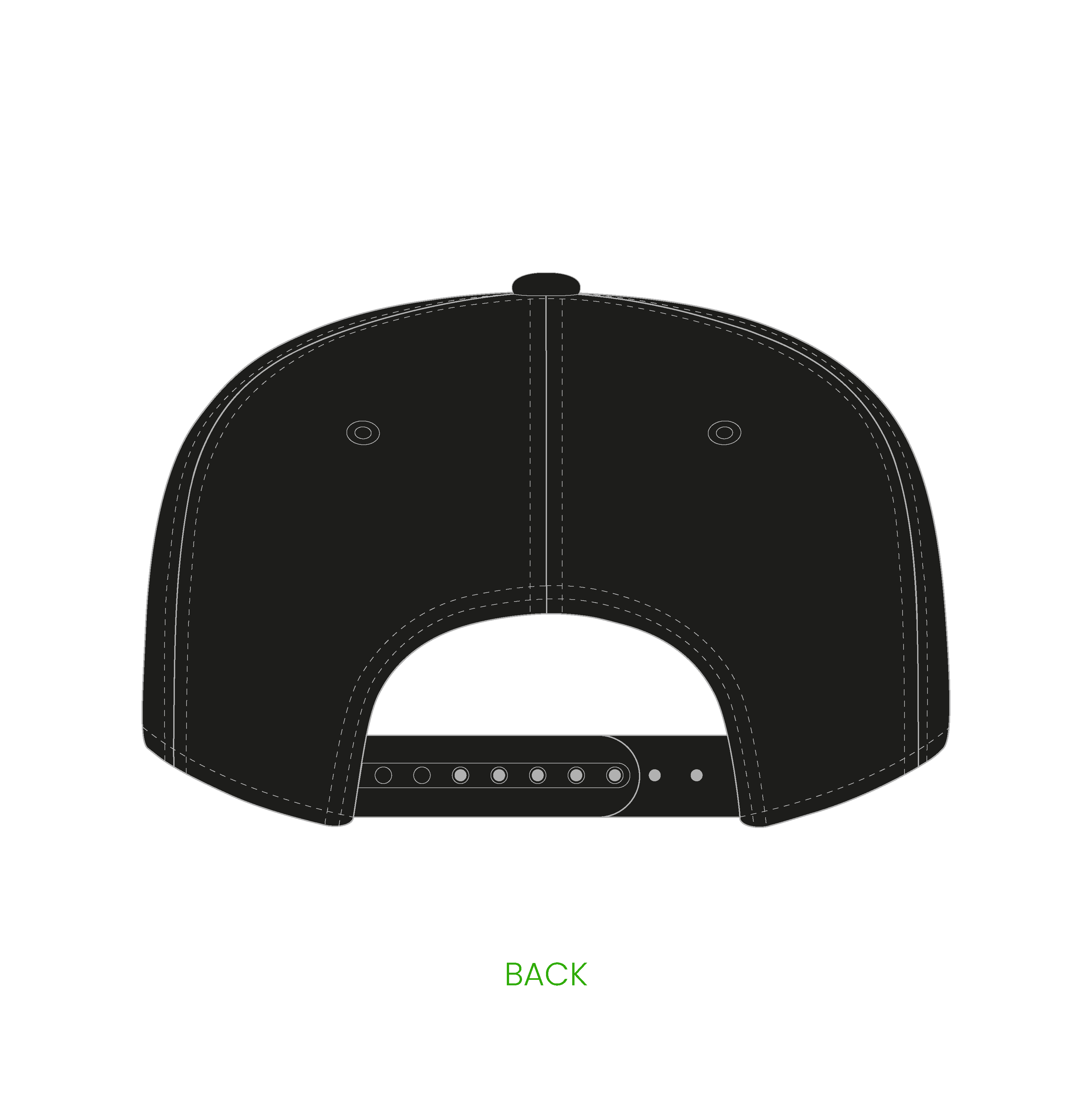 #8 | 5-panelers street kasket med flad skygge og snapback lukning