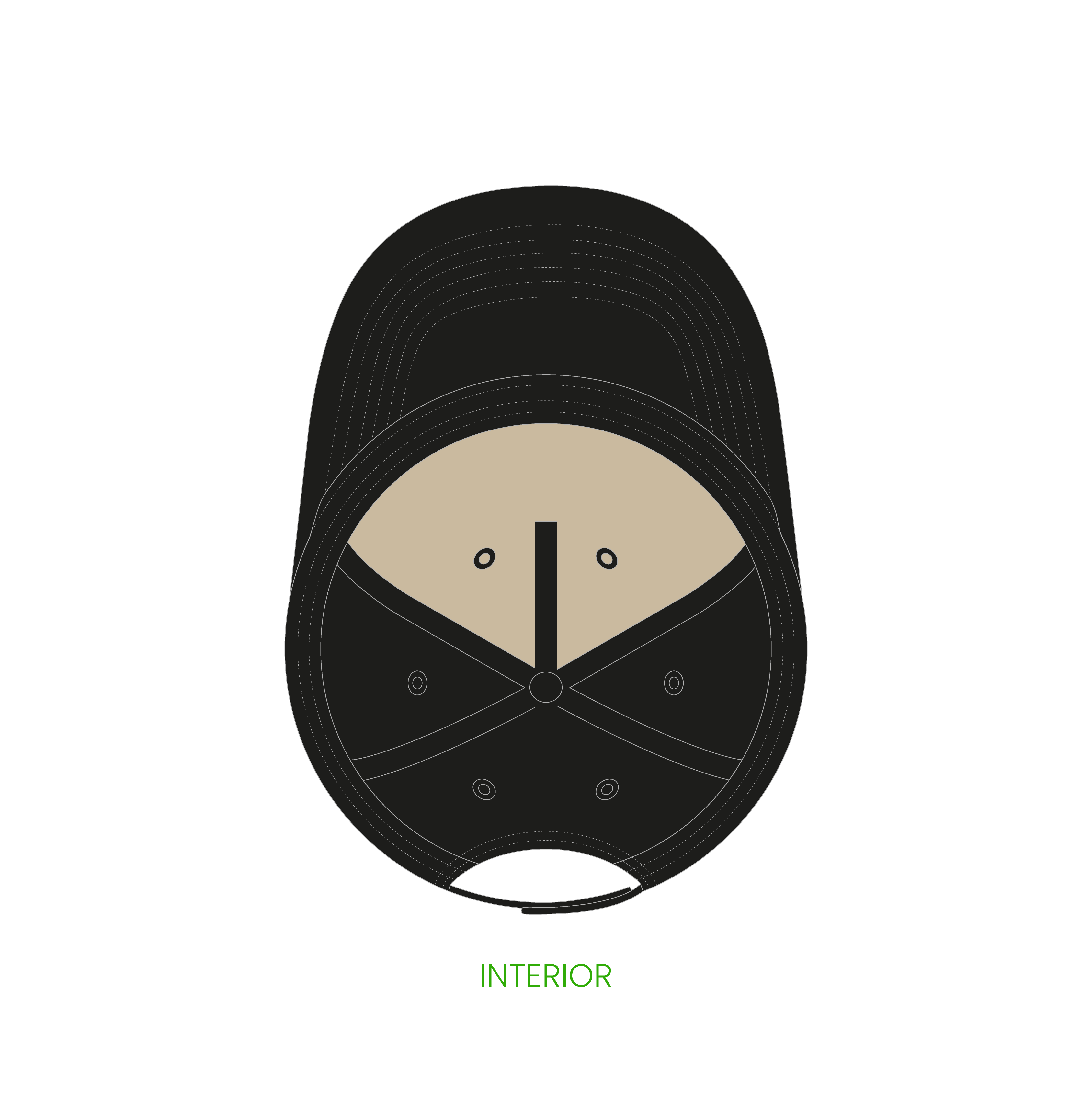 #2 | 5-panelers A-Frame trucker kasket med buet skygge og snapback lukning